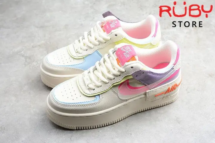 Giày Nike Air Force 1 Shadow Pale Ivory 7 Màu: Có đáng sở hữu?