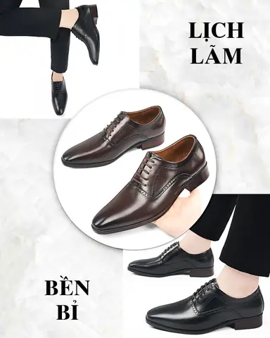Đánh Giá Giày Tây Nam Derby Đế Phíp Sang Trọng: Chuẩn Gu Phái Mạnh