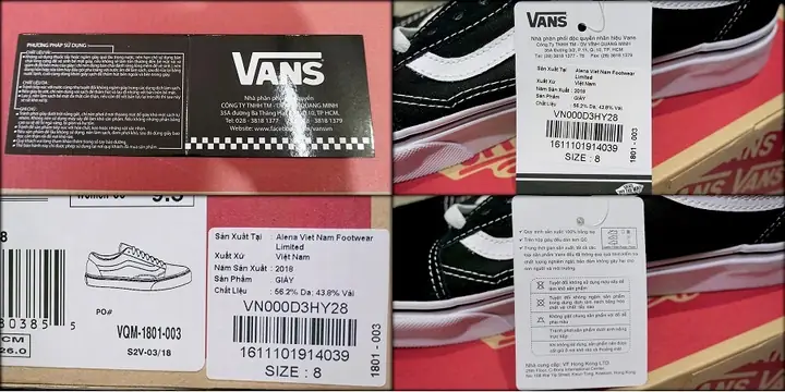 giày vans old skool do hang cginh hang