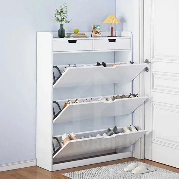 Kệ giày siêu mỏng có ngăn kéo tiện lợi để đồ dùng cá nhân nhỏ