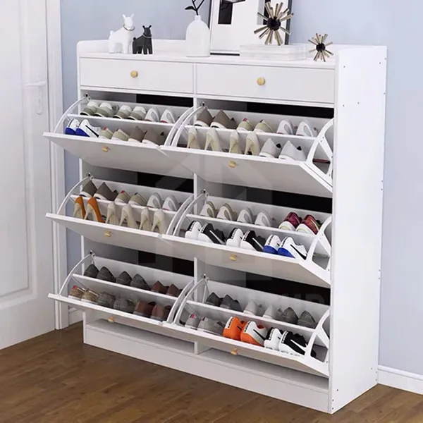 Đo đạc kích thước và số lượng ngăn chứa lưu trữ giày dép