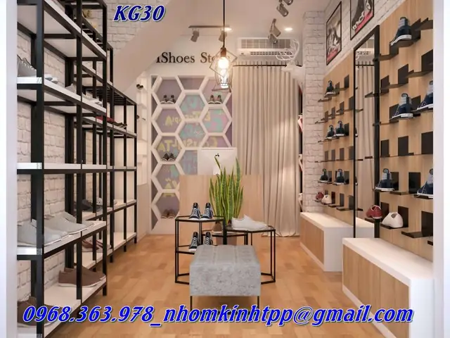 Mẫu Thiết Kế Cửa Hàng Giày Dép Đơn Giản: Hướng Dẫn Tối Ưu