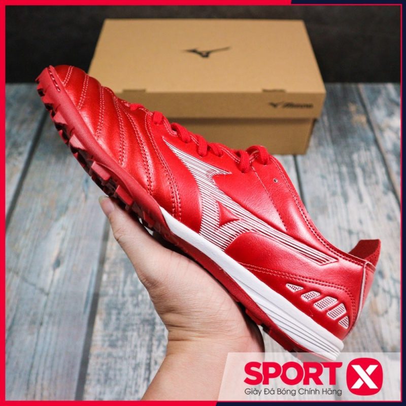 Mizuno Morelia Neo III Pro AS TF đỏ mận trắng chính hãng rẻ nhất