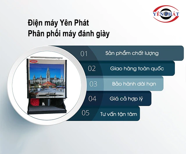 Lý do nên mua máy đánh giày tự động Shiny SHN-DX tại nhà cung cấp uy tín
