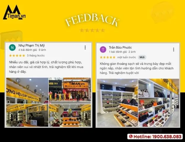 3. Đánh giá khách hàng về trải nghiệm mua sắm tại Timan Võ Văn Ngân