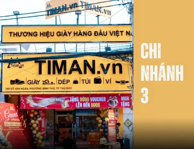 1. Chỉ đường đến shop giày Timan Võ Văn Ngân