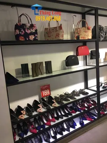 Đánh giá chi tiết chương trình thanh lý toàn bộ kệ để giày dép túi xách