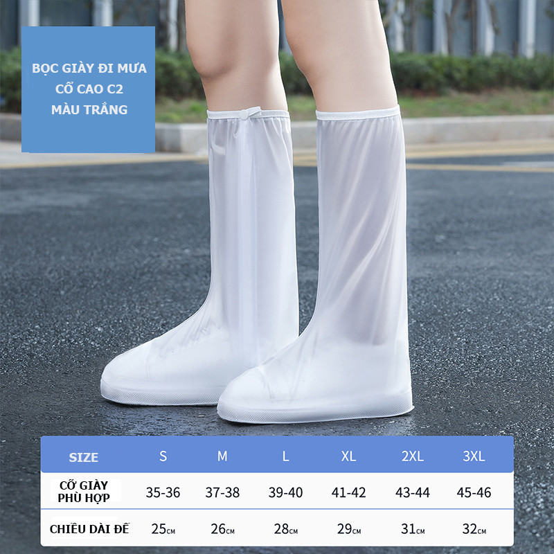 Bọc Giày Đi Mưa Chống Nước Cổ Cao: Hướng Dẫn Toàn Diện Bảo Vệ Giày