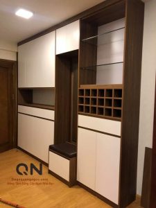 Tủ giày thông minh giá rẻ tại Hà Nội với vật liệu MDF An Cường