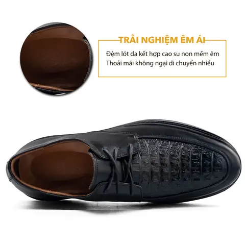 Giày buộc dây nam TM-GT107 đệm lót da êm ái Giày buộc dây nam TM-GT107 đệm lót da êm ái