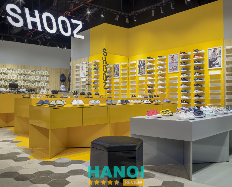 Bộ sưu tập giày sneaker hàng hiệu được sắp xếp tinh tế