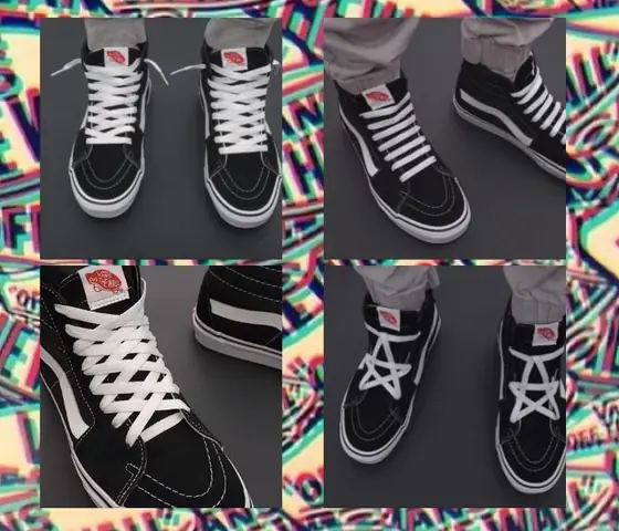 Những đôi giày Vans luôn là cảm hứng cho các outfit thường ngày của bạn thêm phần màu sắc. Vậy bạn đã biết cách làm mới giày Vans của mình bằng cách thắt dây giày theo nhiều kiểu chưa? Đặc biệt với những đôi giày Vans cổ cao sẽ là một điểm nhấn thú vị. Hãy cùng Drake VN khám phá những cách thắt dây giày Vans cổ cao dưới đây để làm mới đôi giày Vans của bạn nhé! Những đôi giày Vans luôn là cảm hứng cho các outfit thường ngày của bạn thêm phần màu sắc. Vậy bạn đã biết cách làm mới giày Vans của mình bằng cách thắt dây giày theo nhiều kiểu chưa? Đặc biệt với những đôi giày Vans cổ cao sẽ là một điểm nhấn thú vị. Hãy cùng Drake VN khám phá những cách thắt dây giày Vans cổ cao dưới đây để làm mới đôi giày Vans của bạn nhé!