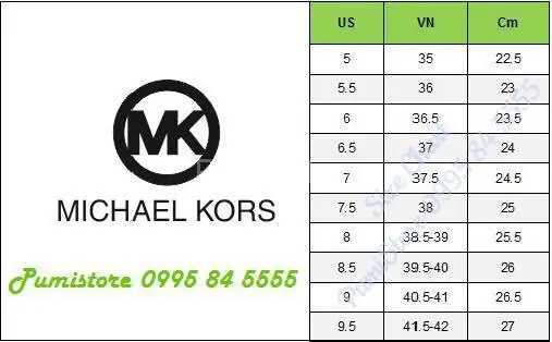 Michael Kors Size Chart Michael Kors Size Chart