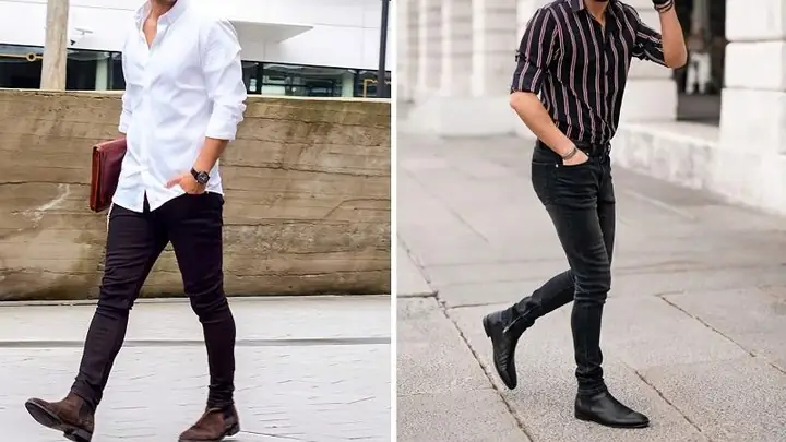 7. Chelsea boot nam phối đồ với áo sơ mi 7. Chelsea boot nam phối đồ với áo sơ mi