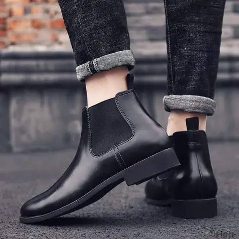 1. Cách phối quần với giày chelsea boot 1. Cách phối quần với giày chelsea boot