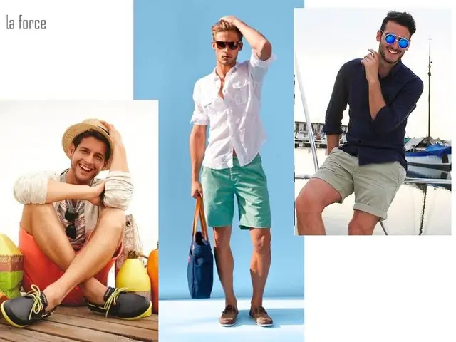 5. Cách phối quần short nam đi biển