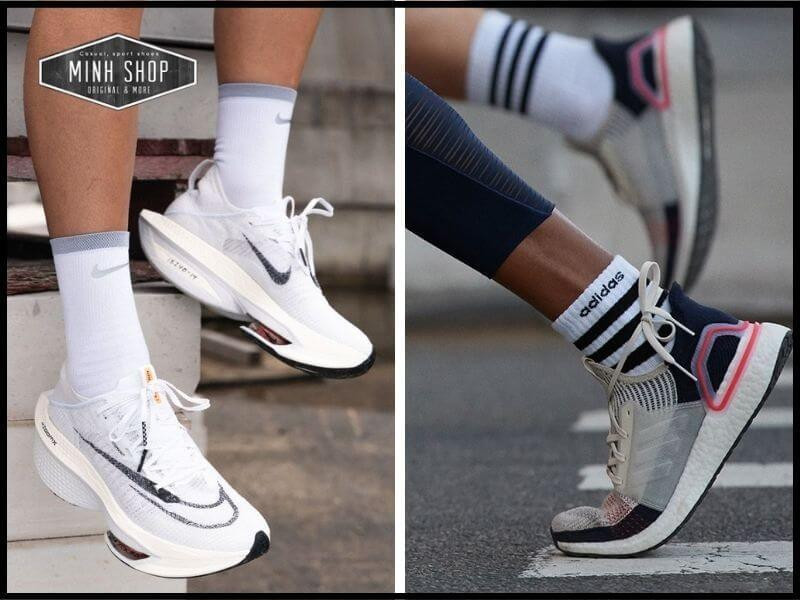 Cấu trúc giày Adidas Ultra Boost với công nghệ Primeknit và Boost