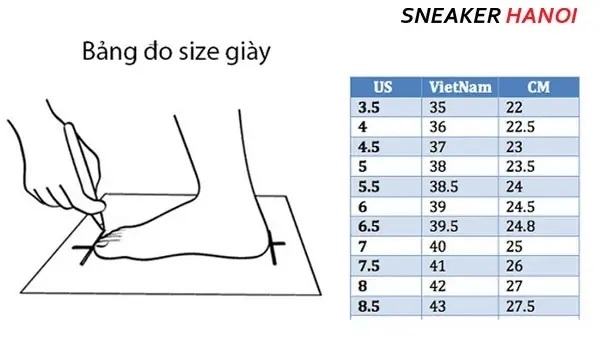 Chân Dài 28cm Đi Giày Size Bao Nhiêu? Hướng Dẫn Chọn Size Chuẩn