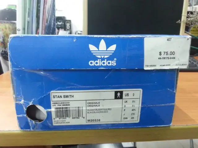 Check Thông Tin Vỏ Hộp Adidas Stan Smith