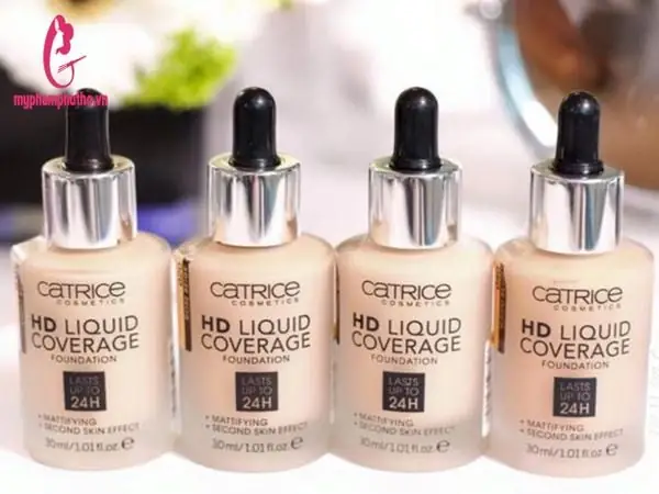 Kem nền Catrice HD Liquid Coverage Foundation 24h