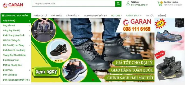 1.3. Shop giày bảo hộ ở TP.HCM - Garan 1.3. Shop giày bảo hộ ở TP.HCM - Garan