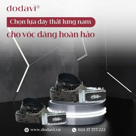 Chọn lựa dây thắt lưng nam cho vóc dáng hoàn hảo