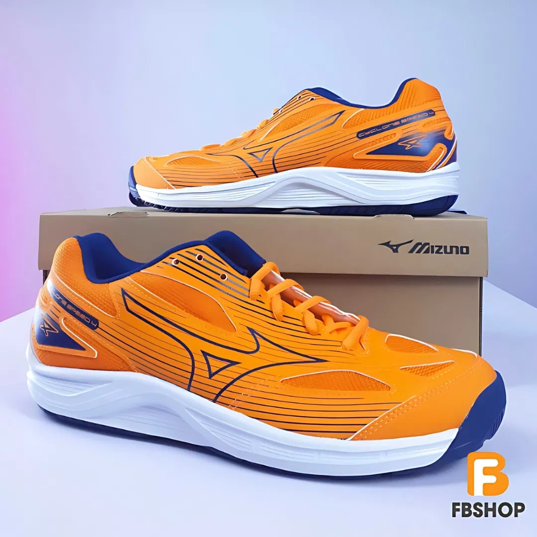 Đôi giày Mizuno Cyclone Speed 4 với thiết kế tối ưu tốc độ