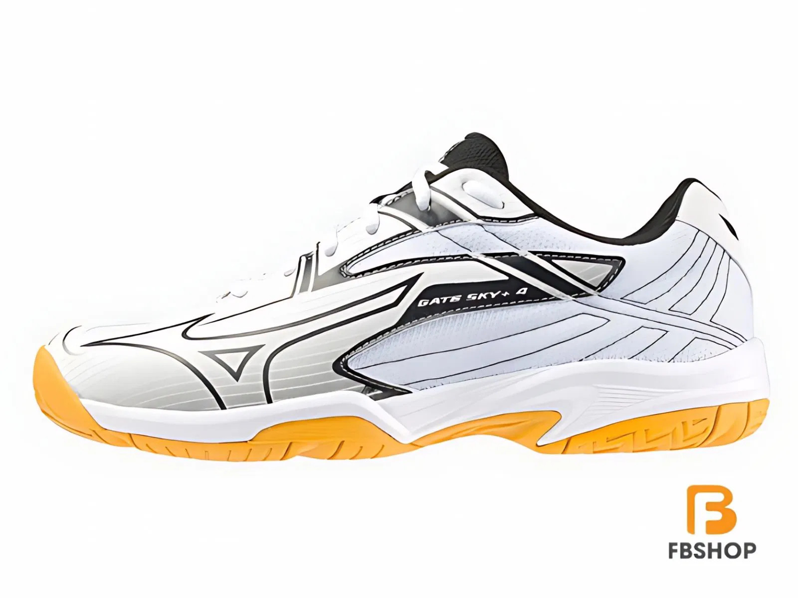 Đôi giày Mizuno Gate Sky Plus 4 với thiết kế chắc chắn