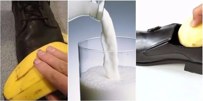 Vệ Sinh Giày Da Bóng Với Sữa Bò