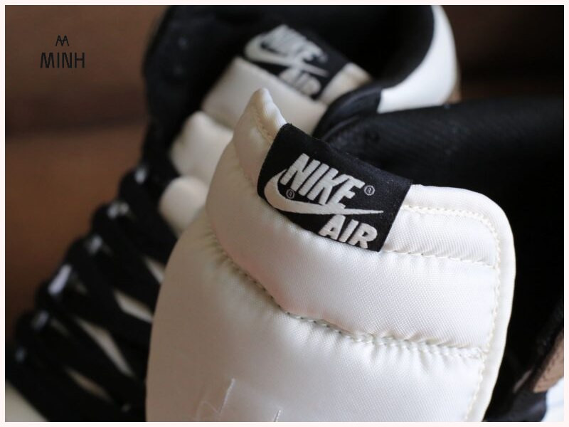 Đường chỉ may tỉ mỉ là dấu hiệu của giày Nike Jordan chất lượng cao