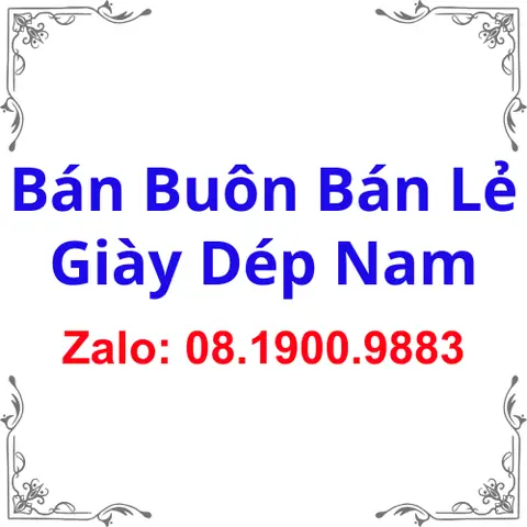 Top Nguồn Cung Cấp Giá Buôn Giày Dép Ở Hà Nội Uy Tín