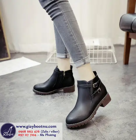 Mẫu giày boot GBN13501 trẻ trung, năng động Mẫu giày boot GBN13501 trẻ trung, năng động