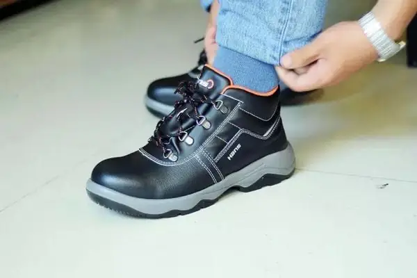 Giày Bảo Hộ Cao Cấp Hàn Quốc Hans Hs-55 Cao Cổ