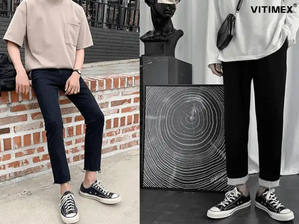 II. Cách phối quần âu cùng giày Converse tạo phong cách thời thượng II. Cách phối quần âu cùng giày Converse tạo phong cách thời thượng