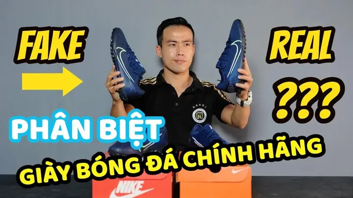 Giày Đá Banh Chính Hãng Và Hàng Fake
