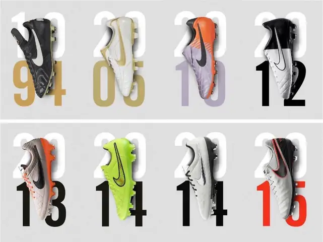 1994 - 2005: Cột Mốc Đánh Dấu Sự Phát Triển Của Nike Tiempo Legend