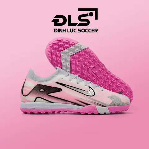 [V2] Giày Bóng Đá Nike Mercurial Vapor 16 Elite Xám Hồng Cổ Lửng V2 TF