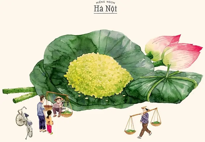 Cốm Hà Nội Tranh