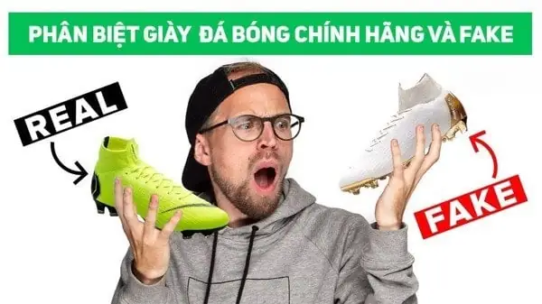 Phân biệt giày đá banh chính hãng và giày đá banh Fake Phân biệt giày đá banh chính hãng và giày đá banh Fake