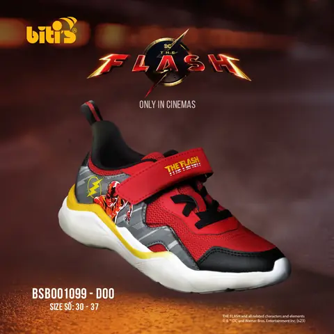 Giày Thể Thao Bé Trai Biti's X The Flash Bsb001099 Giày Thể Thao Bé Trai Biti's X The Flash Bsb001099