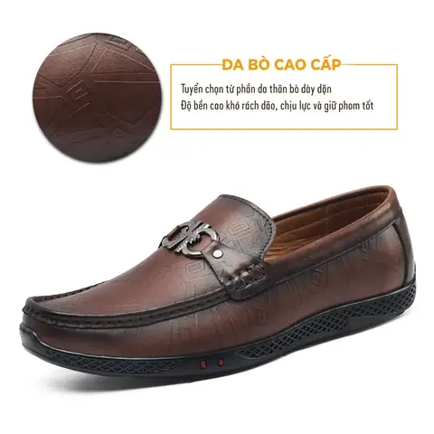 Giày Lười Nam Tm-gl176 Chất Da Cao Cấp Giày Lười Nam Tm-gl176 Chất Da Cao Cấp