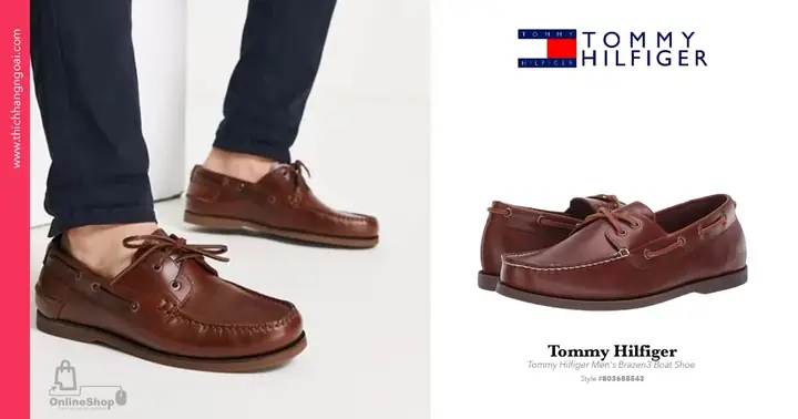 Giày Lười Thời Trang Nam Tommy Hilfiger Men’s Brazen3 Boat Shoe Giày Lười Thời Trang Nam Tommy Hilfiger Men’s Brazen3 Boat Shoe