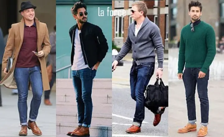I – Những lưu ý khi chọn giày mặc quần Jean nam