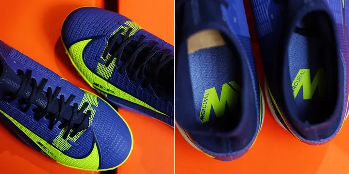 giày nike đá bóng xanh da trời cổ cao giày nike đá bóng xanh da trời cổ cao