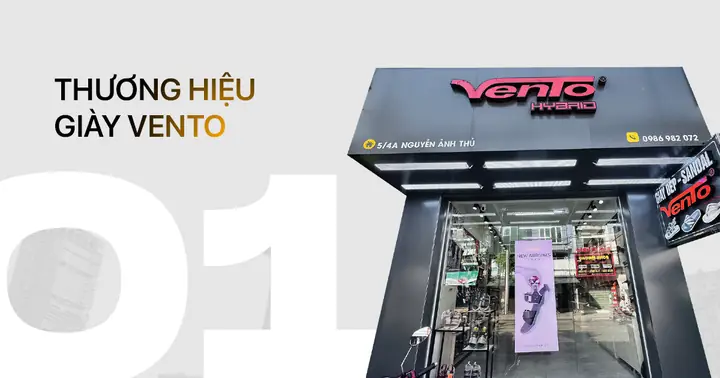 1. Thương hiệu giày Vento
