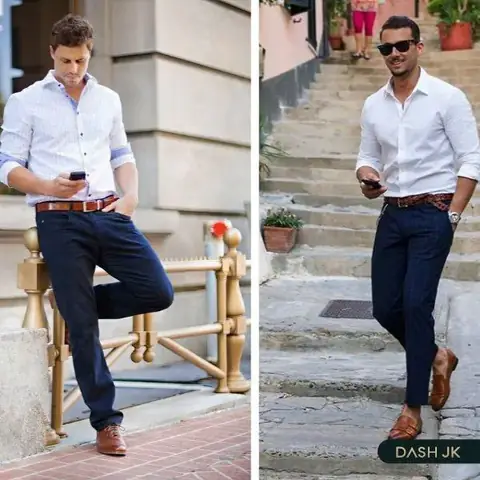 Giày Tây Dây Buộc Màu Nâu Phối Đồ: Hướng Dẫn Phong Cách Nam Giới
