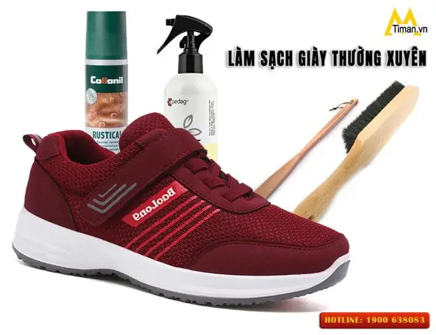 Làm sạch giày thường xuyên Làm sạch giày thường xuyên