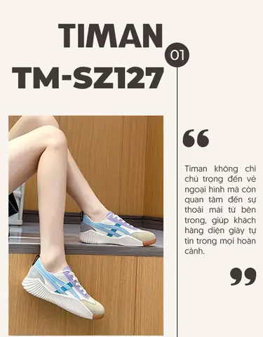 Giày Thể Thao Nữ Tm-sz127 Chất Lượng Cao Cấp