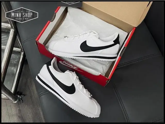 3.7.giày Nike Cortez Leather Og 'white Black' 3.7.giày Nike Cortez Leather Og 'white Black'