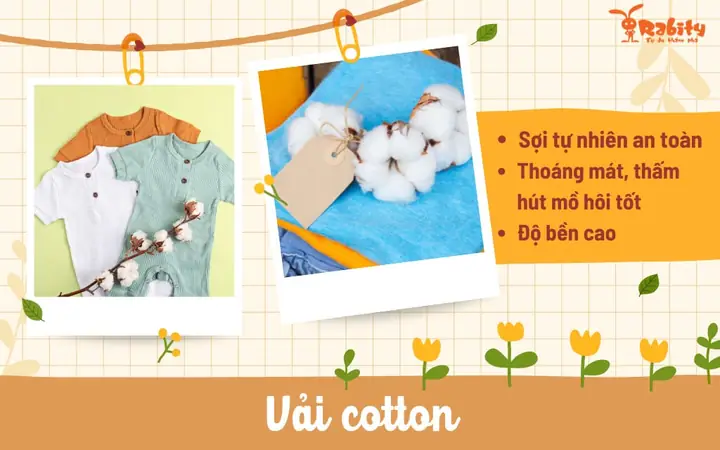1.1. Vải Cotton - Lựa chọn hàng đầu với sự thông thoáng, mịn mát